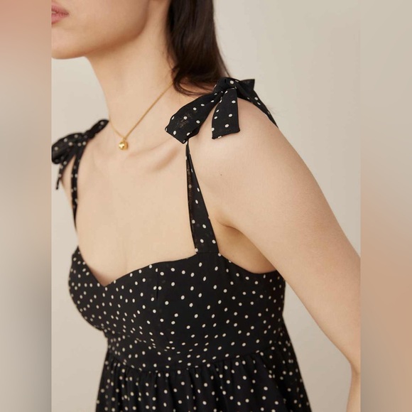 NWT REFORMATION Whitley Dress in “Selene” polka dot - Picture 4 of 10